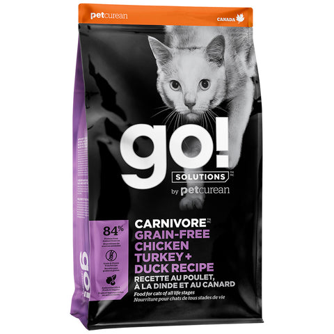 GO! - Cat Food - Carnivore GF Chicken & Turkey - 8 lb