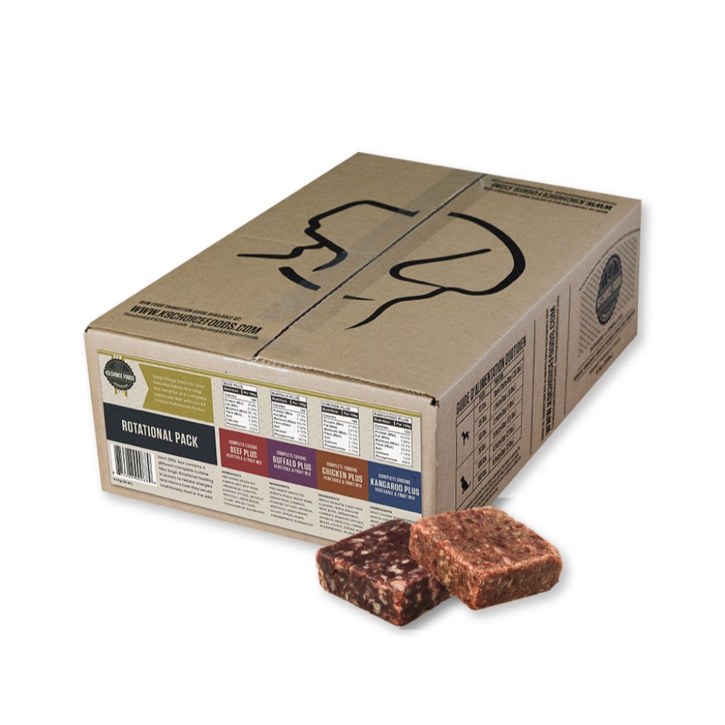 K-9 Choice - Rotation - Beef, Chicken, Rabbit, & Buffalo - 20lb