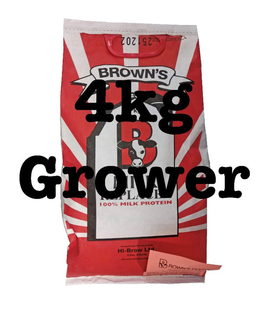 Browns - Calf Grower Milk Replacer (Peach Tag)