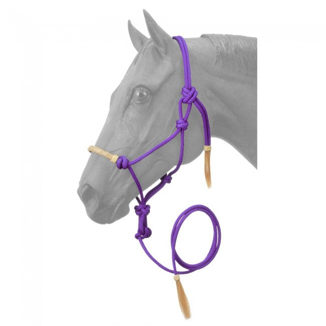 Tough - Rawhide Rope Horse Halter w/ 10' Lead