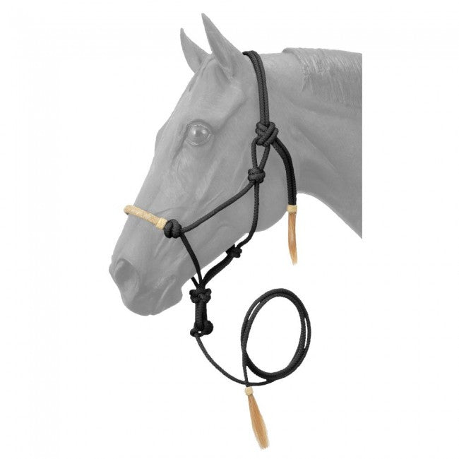 Tough - Rawhide Rope Horse Halter w/ 10' Lead