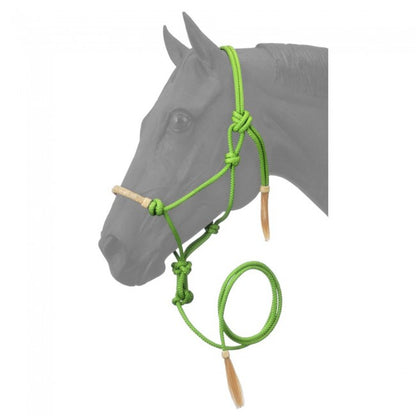 Tough - Rawhide Rope Horse Halter w/ 10' Lead