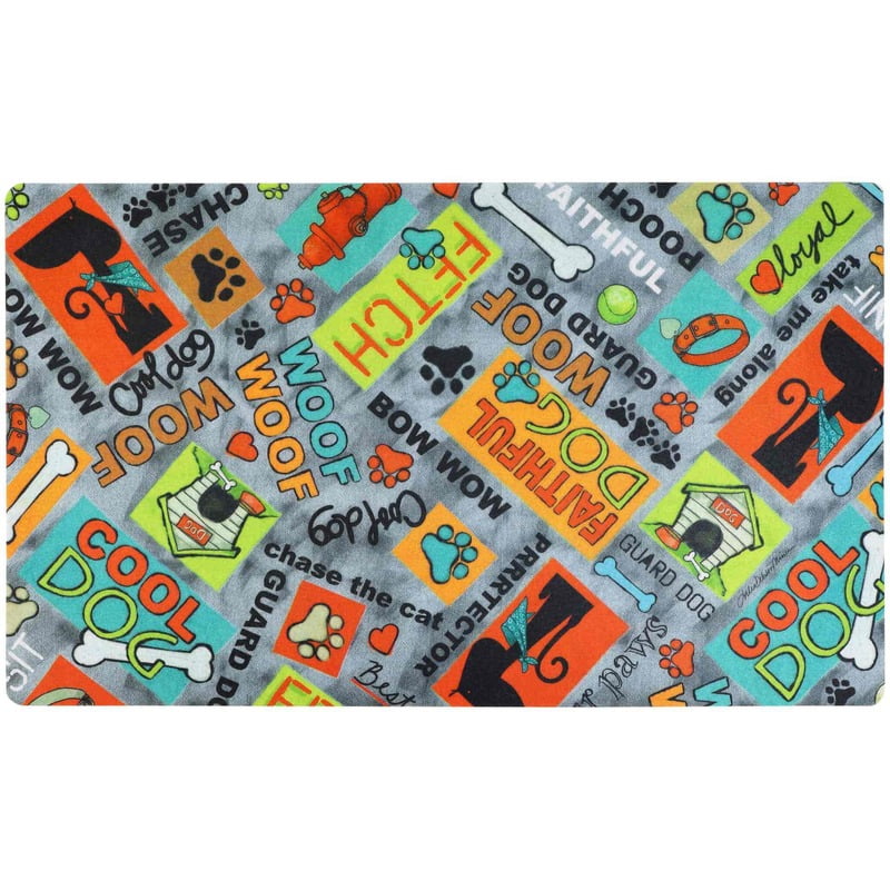 Drymate - Pet Bowl Place Mat - Small - 12" X 20"