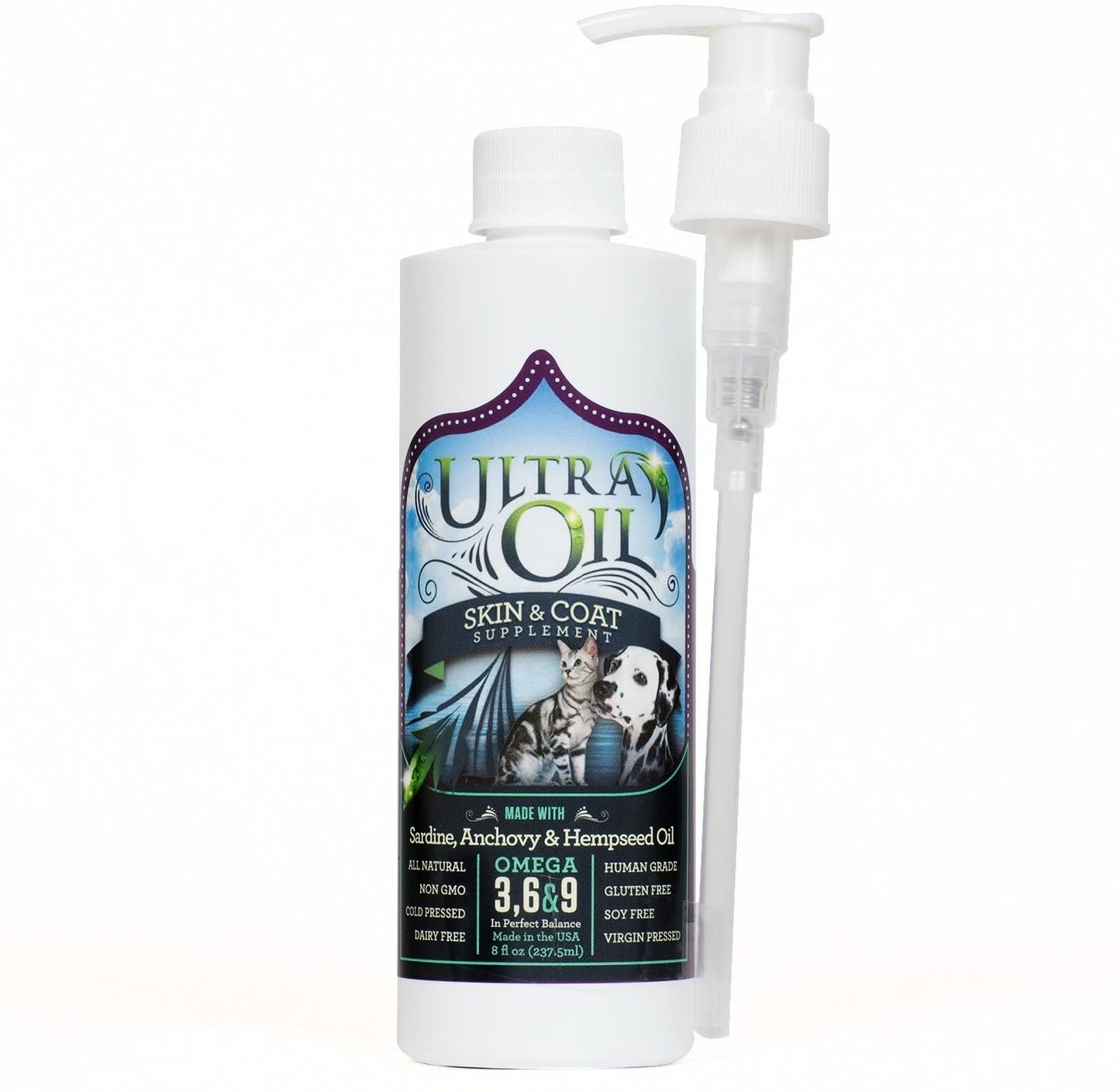 Ultra Oil - Skin & Coat Supplement for Dogs & Cats