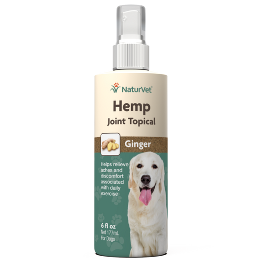 NaturVet Hemp - Joint Topical - Ginger 6 fl oz
