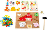 Toys - Melissa & Doug - Small Foot Hammer Farm Game