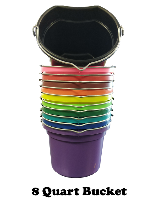 KD - Flat Back Bucket - 8 Quart