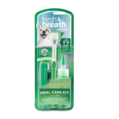 Tropiclean Fresh Breath Oral Care Kit for Large Dogs