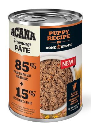 Acana - Wet Dog Food - Premium Chunks - Recipe in Bone Broth - 12.8 Oz/363g