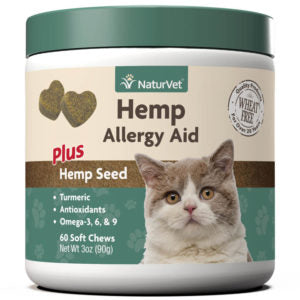 Naturvet-Hemp CAT Allergy Aid Soft Chews 60 count