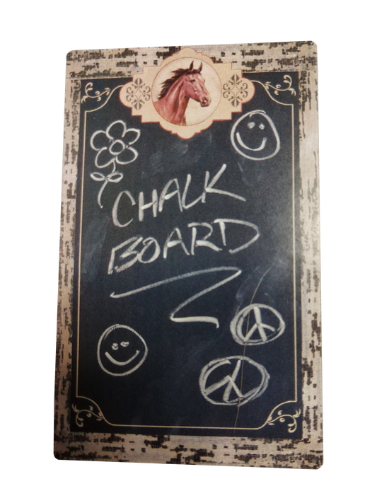 Chalkboard with Horse