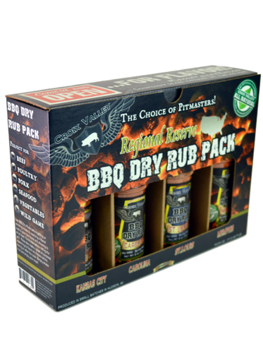 Croix Valley Regional BBQ Dry Rub Gift Pack
