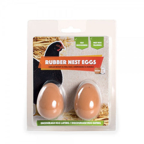 Rubber Nest Eggs - 2 pack