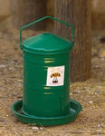 CHICK'A - Poultry Feeder Green Enamelled & Accessories