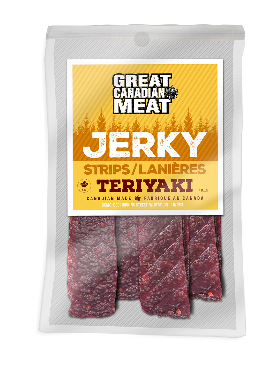Great Canadian Meat Jerky Strips 100g