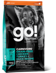 GO! - Dog Food - Carnivore - Chicken, Turkey, & Duck - Adult  - 9.98kg (22 lb)