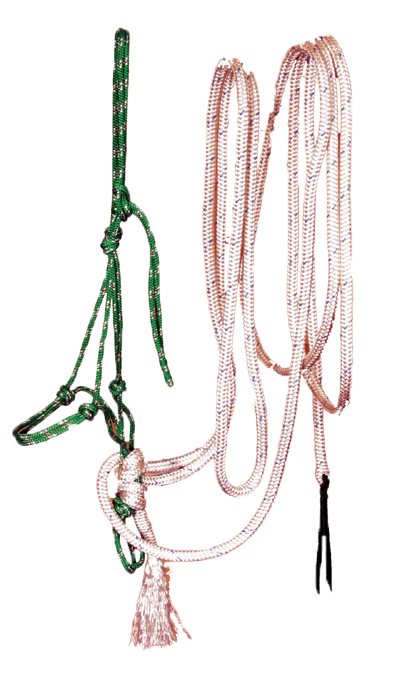 Burwash - Natural Horse - Hackamore w/ Mecate Rein