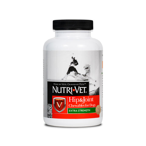 Nutri Vet Hip & Joint  Extra Strength Chewables 75 count