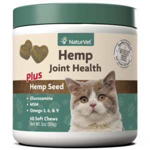 Naturvet Hemp CAT Joint Health Soft Chews 60 count