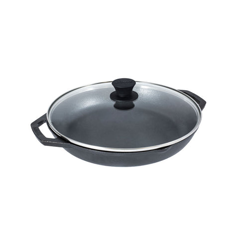 Lodge Chefs Style 12" Cast Iron Everday Pan w/lid