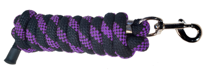 TN - Brushed Cotton Lead Rope w. Big Eye Bolt Snap - Assorted