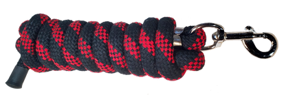 TN - Brushed Cotton Lead Rope w. Big Eye Bolt Snap - Assorted