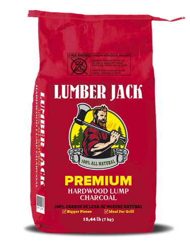 Lumber Jack Lump Charcoal - 7KG/15.4LB BAG