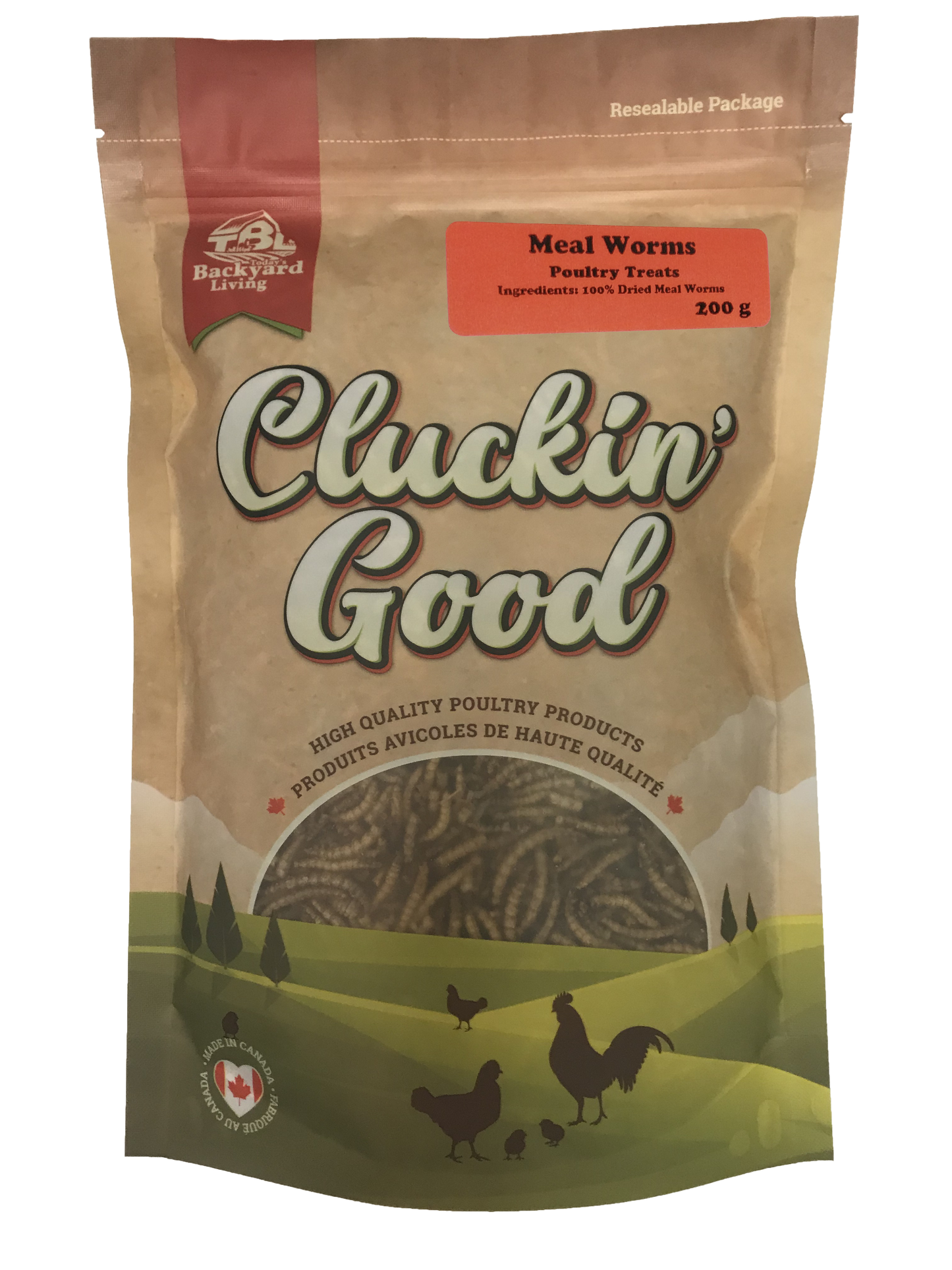 Cluckin' Good - Chicken Treats - Mealworms