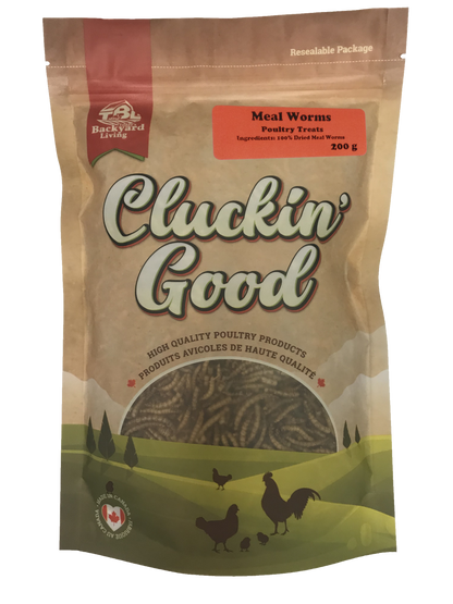 Cluckin' Good - Chicken Treats - Mealworms