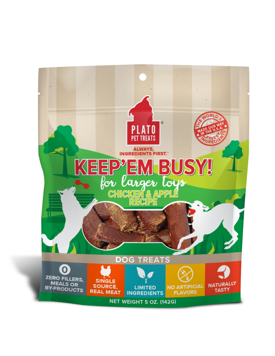 ****Plato Pet Treats Keep 'Em Busy****