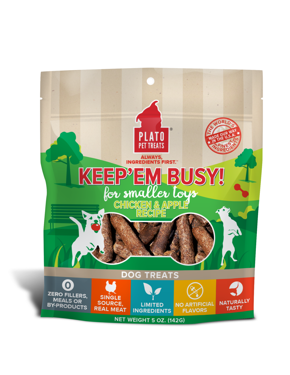 ****Plato Pet Treats Keep 'Em Busy****