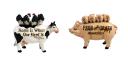 Giftware - Pig and Cow Figurine