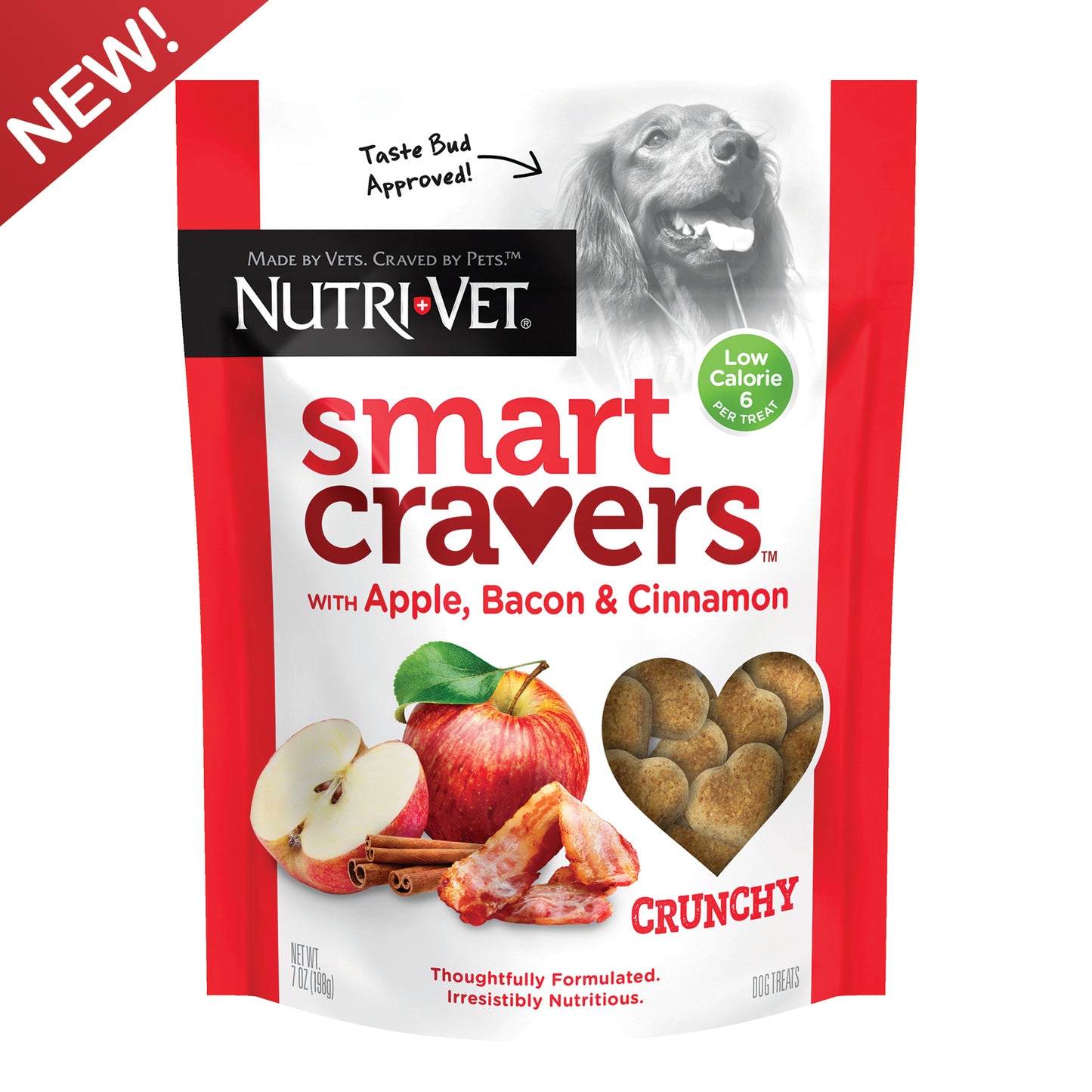 ****Nutri Vet - Smart Cravers Crunchy Dog Treats - 7 oz****