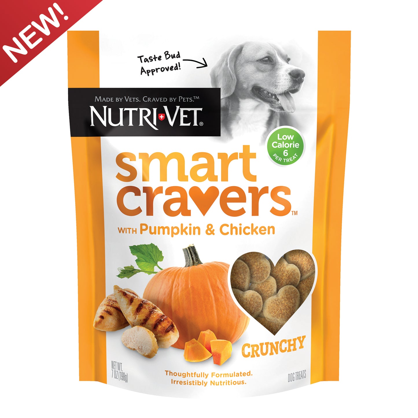 ****Nutri Vet - Smart Cravers Crunchy Dog Treats - 7 oz****