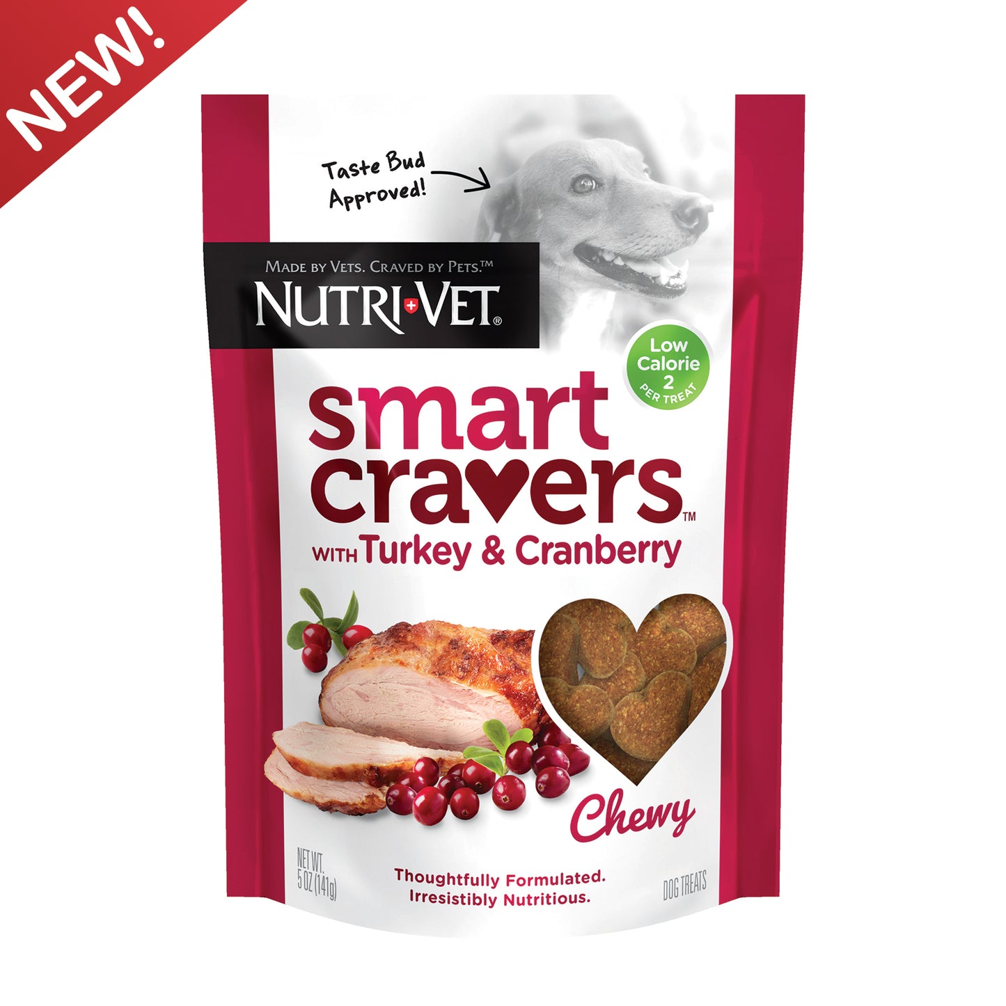 ****Nutri Vet Smart Cravers Chewy Treats 5oz****