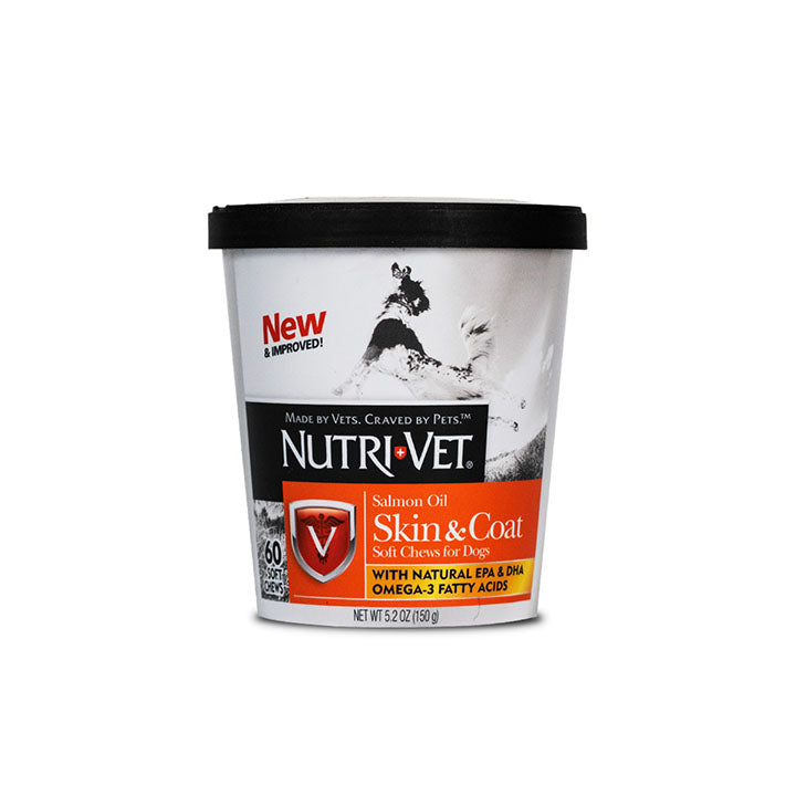 Nutri Vet K9 Salmon Oil Soft Chew Hashbrowns Homestead Supplies