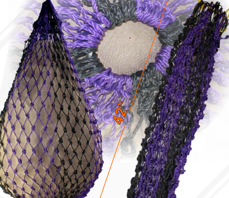 True North - Slow Feeder Haynet - 42"x36" - 2"x2" - Two Tone - with Ring on Bottom