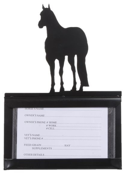 Horse Stall Card Holders