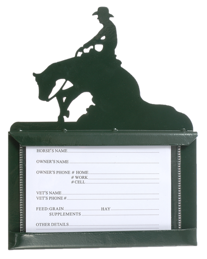 Horse Stall Card Holders