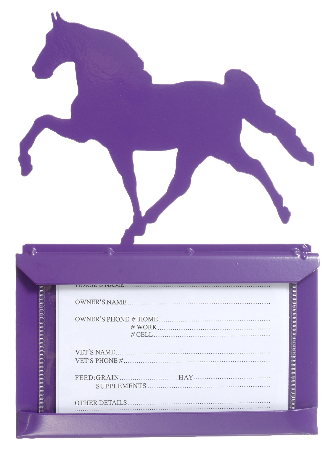 Horse Stall Card Holders