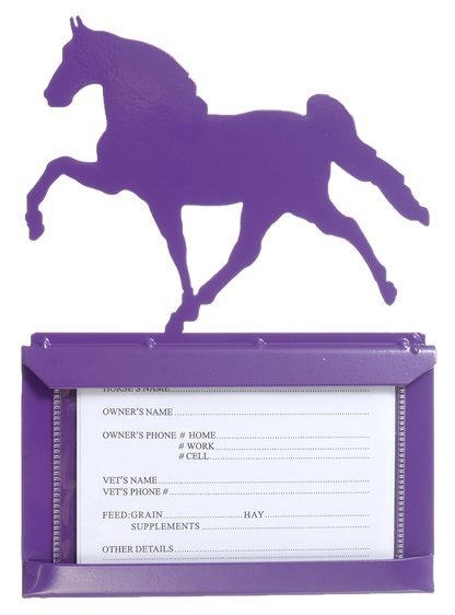 Horse Stall Card Holders