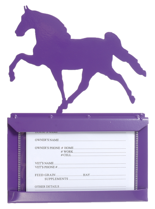 Horse Stall Card Holders