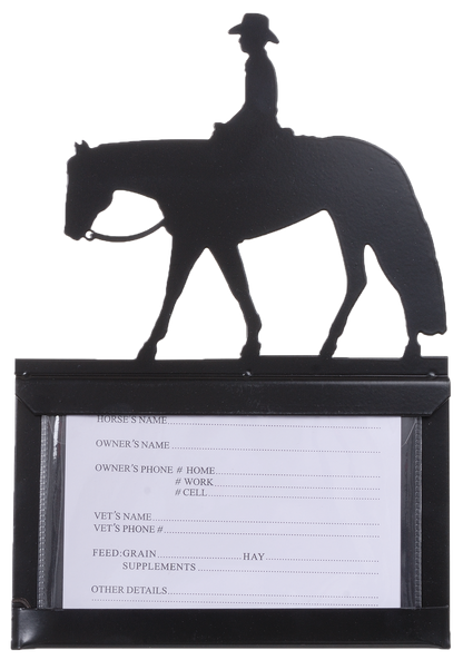 Horse Stall Card Holders