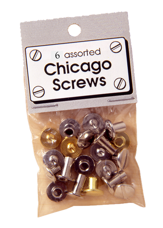 Tough1 - Assorted Chicago Screws - 6 per pack