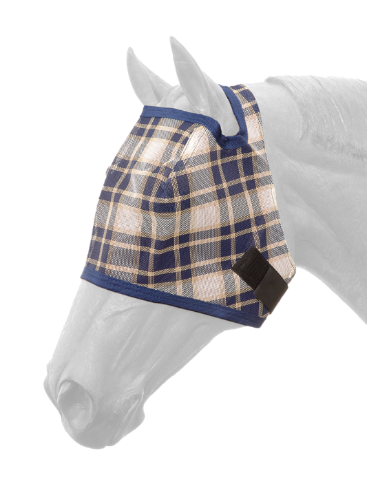 Tough1 - Plaid Mesh Horse Fly Mask