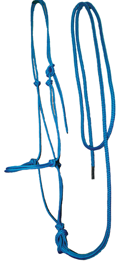 Burwash - Marine Line - Trail Horse Halter with 8 ft Lead