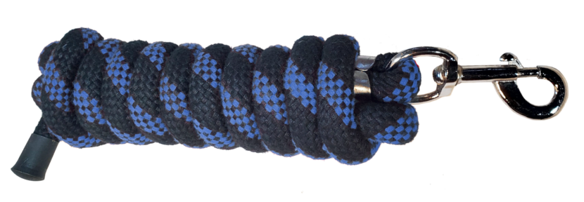 TN - Brushed Cotton Lead Rope w. Big Eye Bolt Snap - Assorted