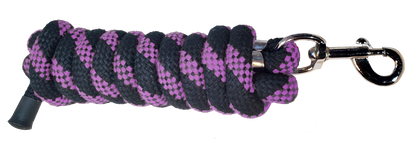 TN - Brushed Cotton Lead Rope w. Big Eye Bolt Snap - Assorted