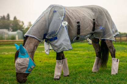 Buzz Off - Fly Mask - Blue