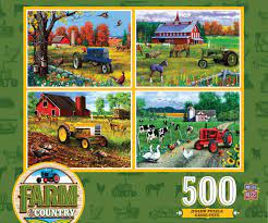 Puzzle - Master Piece - 500 pc - 4 Pack